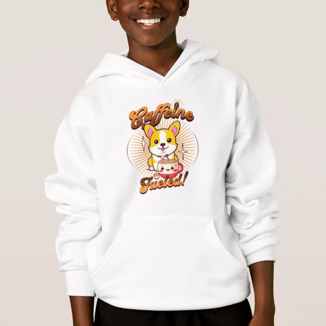 CAMISETA CORGI CAFEINE COMBUSTÍVEL! (Frente)