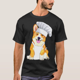 Camiseta Corgi Chef Cachorro Em Um Chef Ha