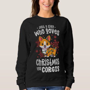 Camiseta Corgi Christmas É Apenas Uma Menina Que Ama O Corg