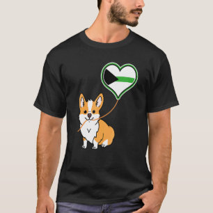Camiseta Corgi Com Balão Demiromântico