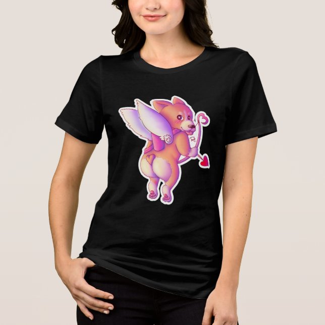 Camiseta Corgi Cupido (Frente)