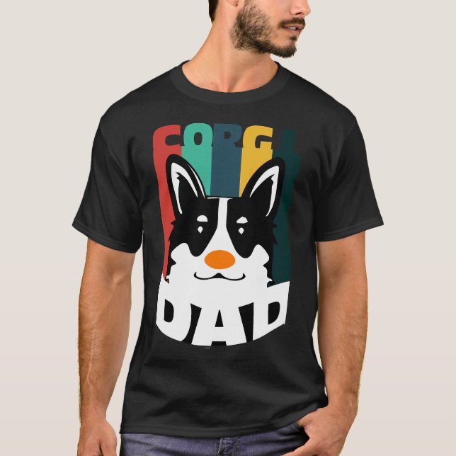 Camiseta Corgi Dad  550 (Frente)