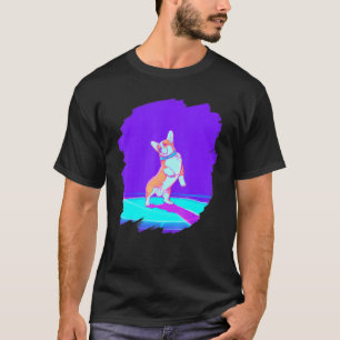 Camiseta Corgi Dançando Dança Retro Breakdance Dançarino 