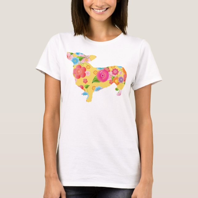 Camiseta Corgi de Galês do Pembroke (Frente)