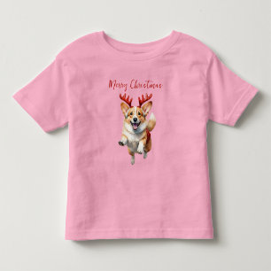 Camiseta Corgi de Natal com Rebeldes