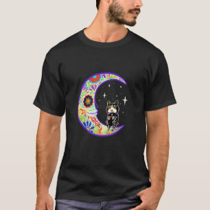 Camiseta Corgi Dia De Los Muertos Esqueleto Crânio de Açúca