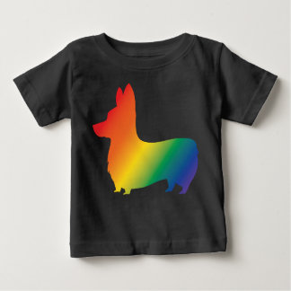 Camiseta Corgi do arco-íris