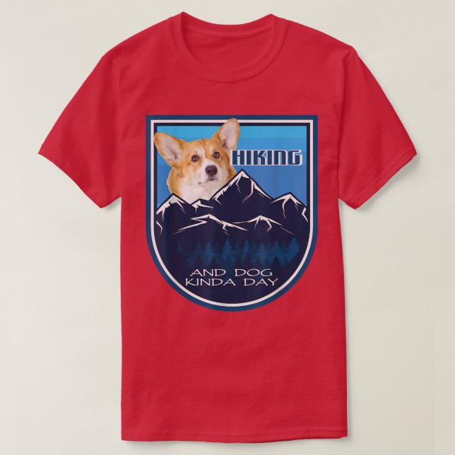 Camiseta Corgi do Dia do Cachorro (Frente do Design)