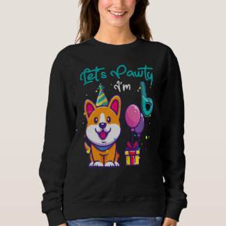Camiseta Corgi Dog 6 Birthday Vamos Partido Ou