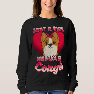 Camiseta Corgi Dog Apenas Uma Menina Que Ama O T 933