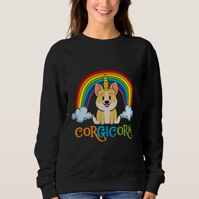 Camiseta Corgi Dog Birthday Corgicorn (Frente)