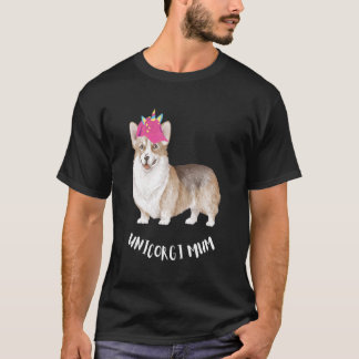 Camiseta Corgi Dog Corgicorn Mãe Unicorn