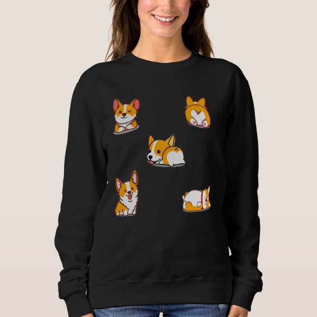 Camiseta Corgi Dog Cute (Frente)