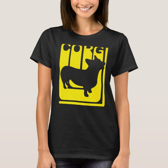 Camiseta Corgi Dog Funny (Frente)