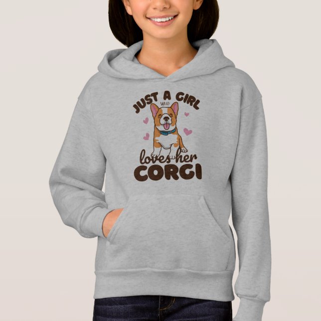 Camiseta Corgi Dog Girls Dizendo (Frente)