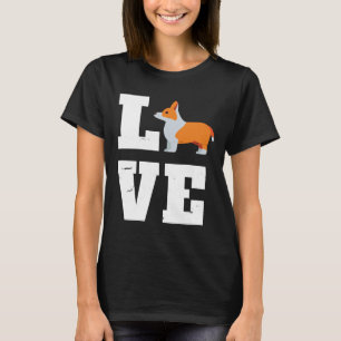 Camiseta Corgi Dog I Love Corgis