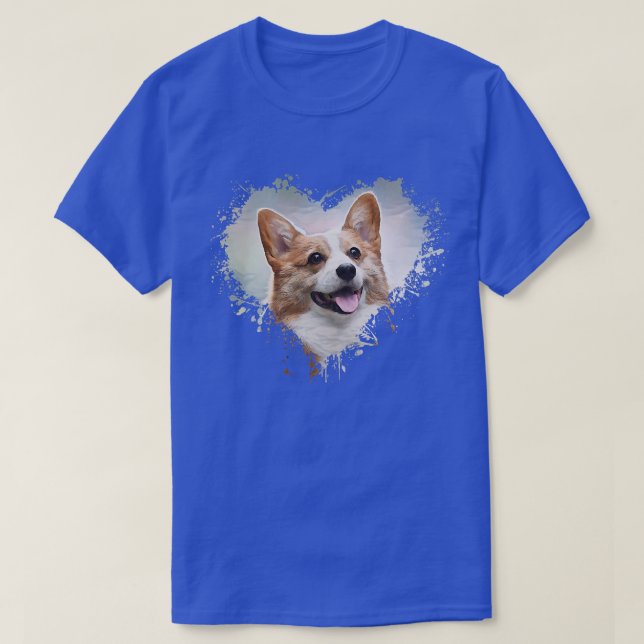Camiseta Corgi Dog Lover-386 (Frente do Design)
