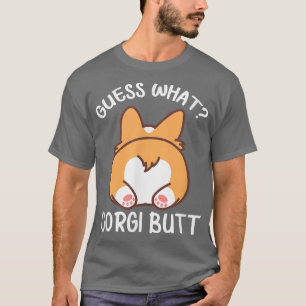 Camiseta Corgi Dog Lover Adivinha Que Bumbum De Corgi