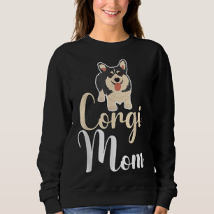 Camiseta Corgi Dog Lover Cute Black Cardigan Welsh Corgi Mo