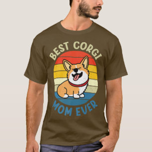 Camiseta Corgi Dog Loverbest Corgi Mãe Cachorro Lover-387