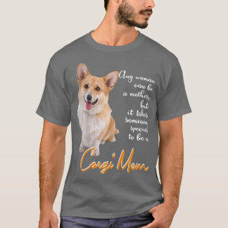Camiseta Corgi Dog Mãe Mãe Especial Mãe Para Mulheres