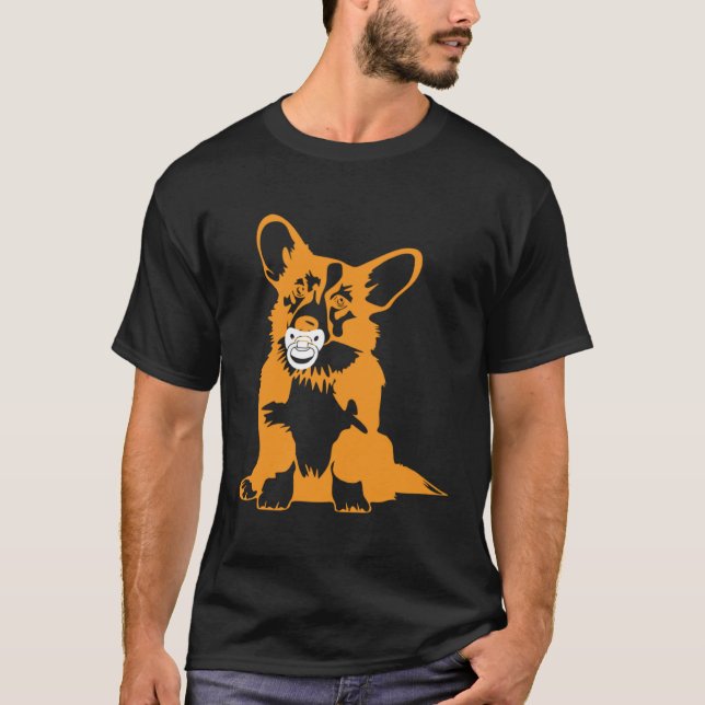 Camiseta Corgi dog mom Corgi dad  1 (Frente)