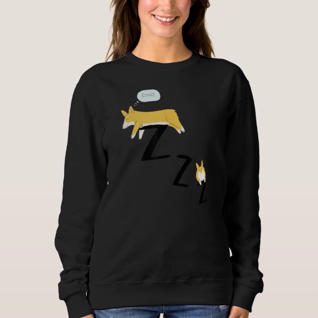 Camiseta Corgi Dog Pajama Sleep (Frente)