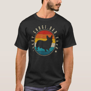 Camiseta Corgi Dog Retro Vintage 60s 70s Corgi Loves
