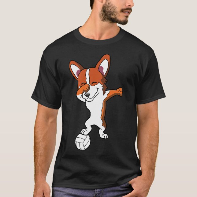 Camiseta Corgi Dog Voleibol (Frente)