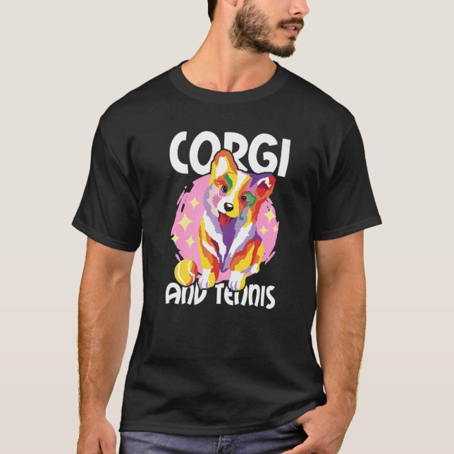 Camiseta Corgi e Tênis (Frente)