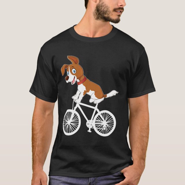 Camiseta Corgi Em Bicicleta Mtb Ciclismo (Frente)