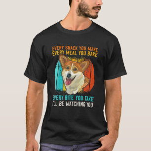 Camiseta Corgi Engraçado Retrai Cada Pica Que Você Faz Ca