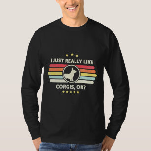 Camiseta Corgi Eu Gosto Muito De Corgis Ok