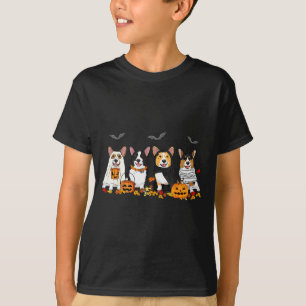 Camiseta Corgi Fantasma de Halloween Soky Amantes de Corgi