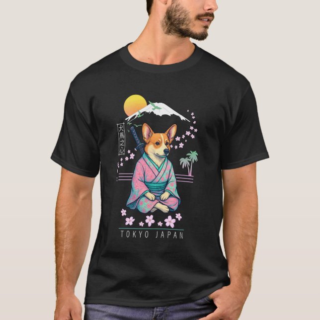Camiseta Corgi galês de Pembroke (Frente)
