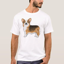Corgi Galês de Pembroke Cabeça Vermelha Ilustração