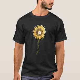 Camiseta Corgi Galês Feminino Girassol Eu Amo Traseros Corg