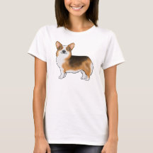 Corgi Galês Pembroke de Cabeça Vermelha Desenho An