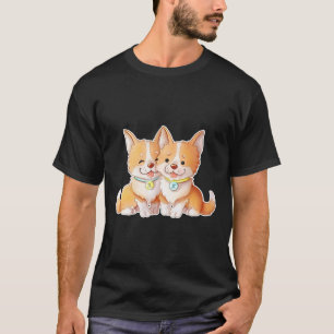Camiseta Corgi Gemini Animal Welsh Pet Owner Keeper Astrol