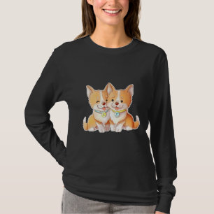 Camiseta Corgi Gemini Animal Welsh Pet Owner Keeper Astrol