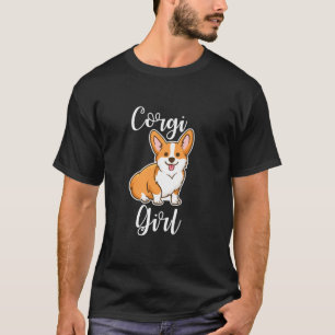 Camiseta Corgi Girl Puppy Mãe Cachorro Mamã