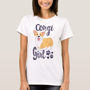 Camiseta Corgi Girl Puppy Mãe Cachorro Mama Dom