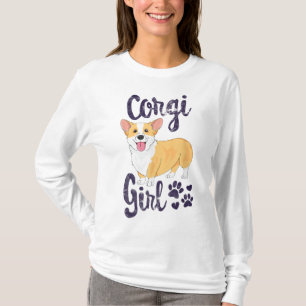 Camiseta Corgi Girl Puppy Mãe Cachorro Mama Dom