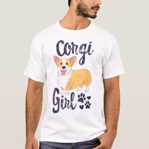 Camiseta Corgi Girl Puppy Mãe Cachorro Mama Dom