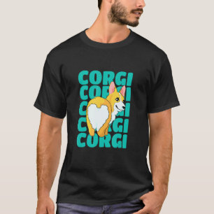Camiseta Corgi Gordo Cachorro Corgi Corgi Animal Corg