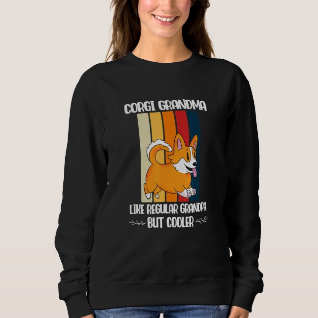 Camiseta Corgi Grandma Corgi Grandma Like Regular But Coole (Frente)