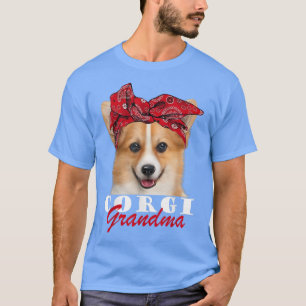 Camiseta Corgi Grandma Cute Corgi Dog Bandana