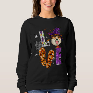 Camiseta Corgi Halloween Figurume Witch Hat Welsh Corgi Dog