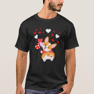 Camiseta Corgi Heart, Adivinha Que Bumbum Corgi S, Eu Amo C