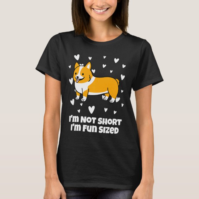 Camiseta Corgi Im Não Curto (Frente)